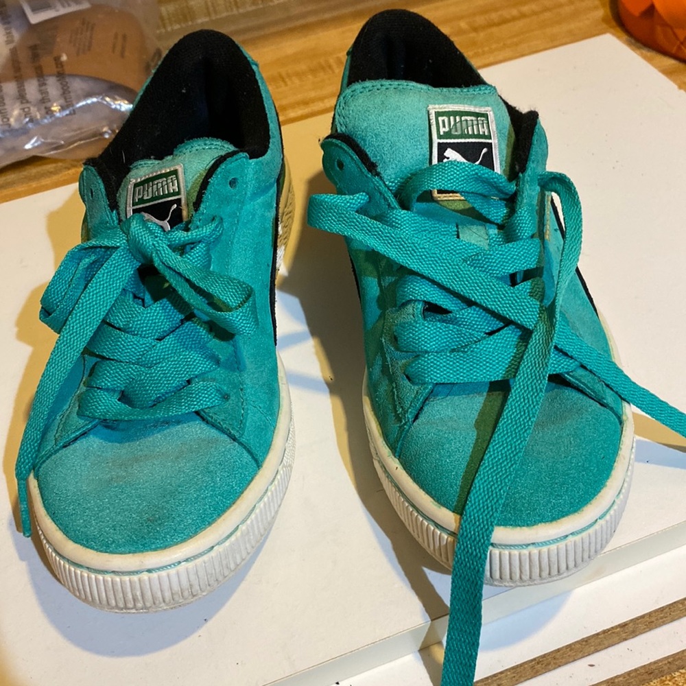 Puma Blue Sneakers Classic Low-Top Design